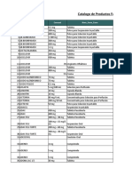 Catalogo de Productos Farmaceuticos de Marca y Genericos