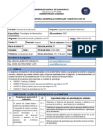 1 - Silabo - Tics - Desarrollo Curricular y Didactica Con Tic - 2020