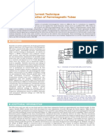 Remote Field Eddy Current Technique For In-Service Inspection of Ferromagnetic Tubes