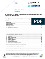 PCN Qualification and Certification of NDT Personnel For The Aerospace Multi-Sector