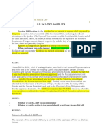 7:00 AM Case Digests Political Law 0: On in