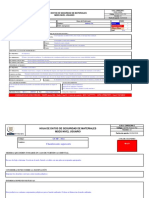 Chamfercord, Supercorte: Hoja de Datos de Seguridad de Materiales Msds Nivel Usuario