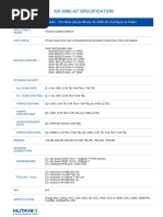 Nx-3060-G7 Specification: Model Nutanix: Per Node ( (4) Per Block) NX-3060-G7 (Configure To Order)