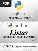 Python5 Listas