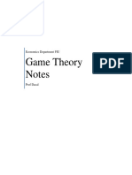 Game Theory Notes PDF