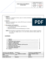 PROP-01-POIN-01 Demolición de Revestimiento Refractario