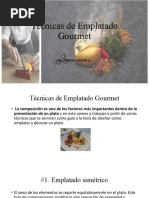 Técnicas de Emplatado Gourmet