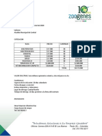 Cotizacion Zoogenes