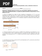 Dilatacion Termica Ejercicios.