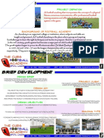 Project Definition: Background of Football Academy