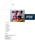 Mickey y Minnie Amigurumi Tutorial