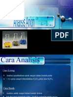 Analisis Anion (III)