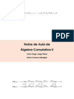 Notas de Aula de Algebra Comuta - Perez, V. H. J - PDF