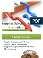 Supplier Selection & Evaluation: BPT3133 - Procurement in Industrial Management