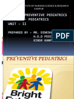 Topic - Preventive Pediatrics Subject - Pediatrics Unit - Ii