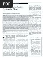 Analyzing Weather-Related Construction Claims: Dr. Osama Moselhi, P.Eng. and Dr. Khaled El-Rayes