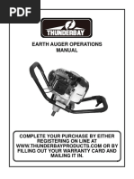 Earth Auger Operations Manual