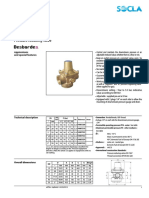 PRV - Pressure Reducing Valve