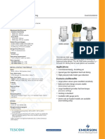 Tescom 44 1300 Series Regulator Data Sheet