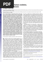 Consanguinity, Human Evolution, and Complex Diseases: Pnas January 26, 2010 Vol. 107 Suppl. 1 1779 - 1786