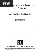 Cómo Escuchar La Música (Aaron Copland) PDF