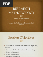 Research Methodology: The Research Process: A Quick Glance