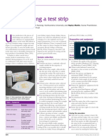 Urinalysis Using A Test Strip