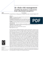 Supply Chain Risk Management