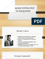 Pedagogía No Directiva. La Pedagogía No Institucional y Su Autogestión.