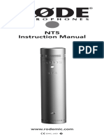 Rode nt5 Product - Manual PDF