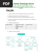 Taller Sistema Excretor