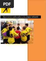 Ejercicios Balonmano Enfocados Etapa Infantil