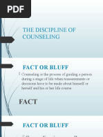 3 The Discipline of Counseling