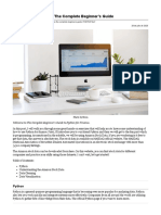 Python For Finance - The Complete Beginner's Guide - by Behic Guven - Jul, 2020 - Towards Data Science PDF