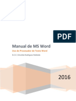Manual Creación de Un Documento en Word