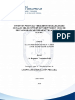 Conducta Prosocial y Percepción de Habilidades Sociales Tesisi Peru PDF