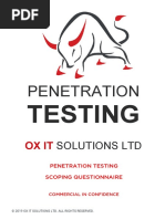 OXIT PenetrationTestingScopingQuestionnaire v1 Final