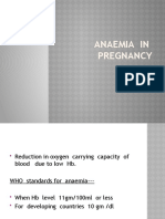 Anaemia in Pregnancy