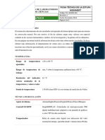 Ficha Técnica de La Estufa Memmert