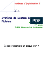 Systèmes D'exploitation I: Chapitre IV: Système de Gestion Des Fichiers