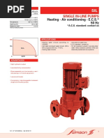 Heating - Air Conditioning - E.C.S. 50 HZ: Single In-Line Pumps