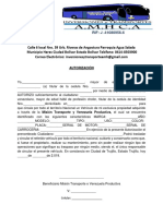 Corregidos Autorizacion y Acta de Entrega 2019 MT PDF