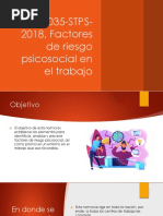 Factores Riesgos Psicosociales