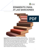 Procedimiento para Aplicar Las Sanciones