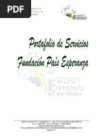 Portafolio Servicios Fundacion Pais Esperanza