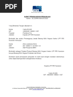 Surat Penunjukan Penjualan