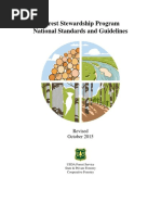 Forest Stewardship Program - National Standards and Guidelines