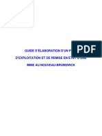 GUIDE D'ÉLABORATION D'UN PLAN de Remise en État Des Lieux PDF