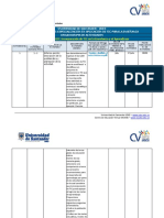 Formato para Elaborar Cronograma de Actividades