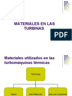 Materiales Utilizados en Las Turbomáquinas